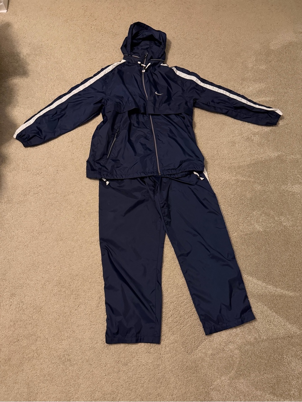 Vintage Navy Nike Windbreaker Tracksuit